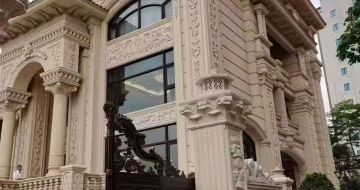 营口黄金麻别墅外墙异形定制