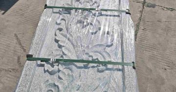 营口芝麻白别墅外墙雕刻版