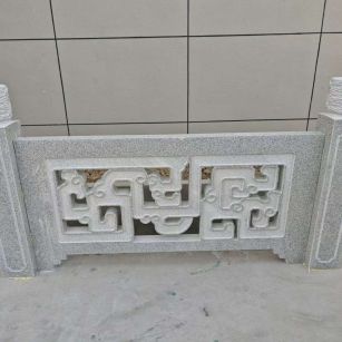营口芝麻白河道栏杆 桥栏杆