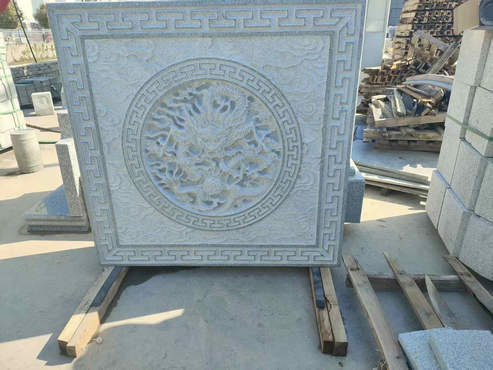 营口芝麻白芝麻灰别墅雕刻板