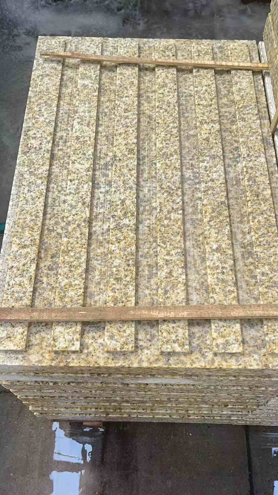 营口黄金麻盲道 石材盲道