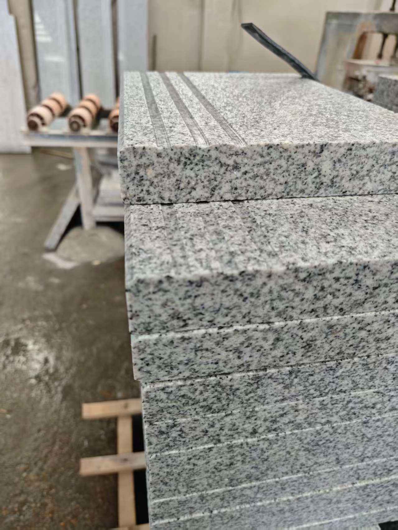 营口芝麻白楼梯踏步